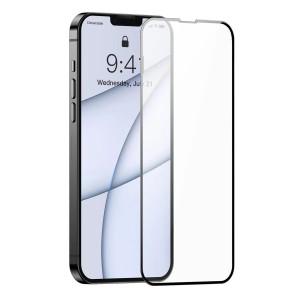 6.7" Защитное стекло Baseus для iPhone 13ProMax/14Plus SGQP010201 (черный)